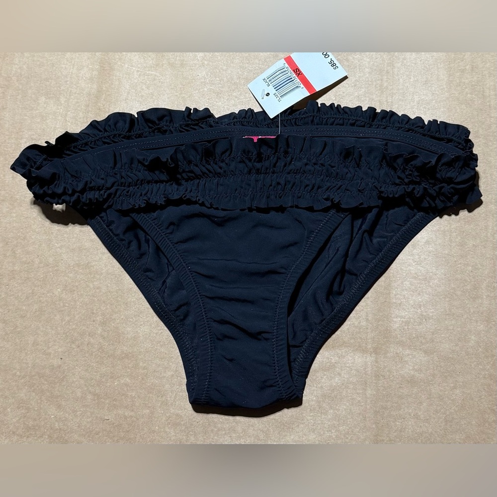 Women’s Lisa Curran XS Black Swim Bikini Bottom NWT